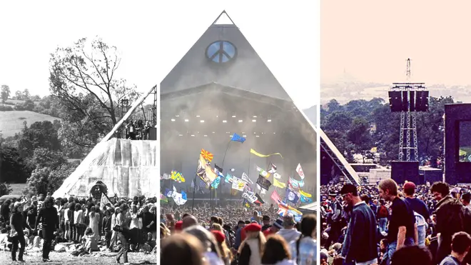 Glastonbury's Pyramid Stage across the years... but which ones?