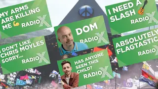 Here are the Chris Moyles Show Glastonbury Flags for 2023!