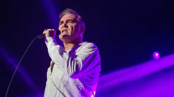 Morrissey onstage in 2014