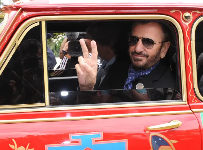 Ringo Starr greets his fans in May 2008