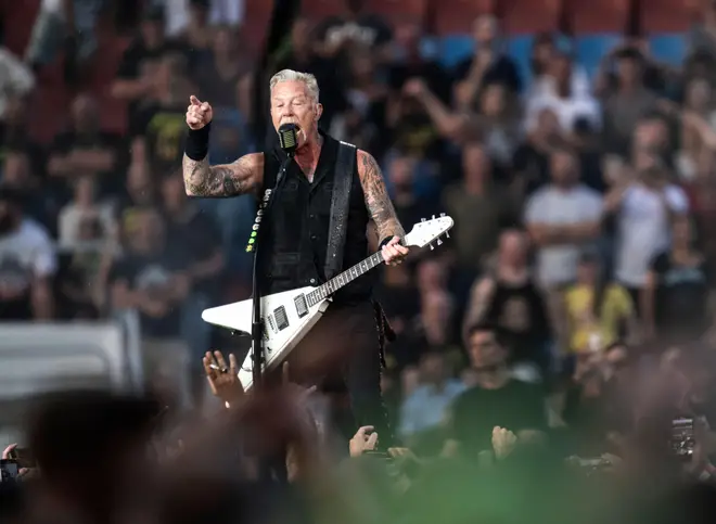Metallica onstage in Gothenburg, Sweden. 16th June, 2023.