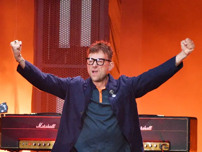 Blur perform at Wembley Stadium