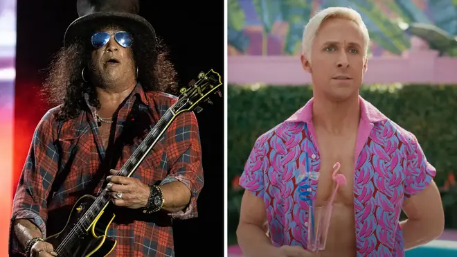 Slash and Ryan Gosling as Ken in the Barbie movie