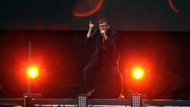 Blur perform at Wembley Stadium