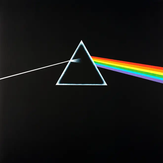 The most famous Hipgnosis sleeve design: for Pink Floyd's Dark Side Of The Moon (1973).