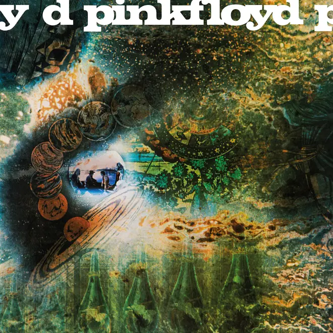 The first Hipgnosis design for Pink Floyd: 1968's A Saucerful Of Secrets. In the collage you can just about make out an image of Marvel's Doctor Strange and a shot of the band themselves.