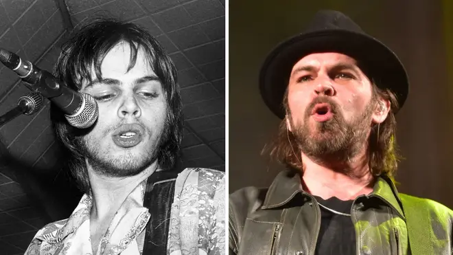 Gaz Coombes playing with Supergrass at Glamorgan University, March 1995... and as a solo artist in Bath June 2022.