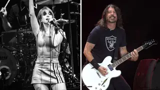 Paramore's Hayley Williams and Foo Fighters' Dave Grohl
