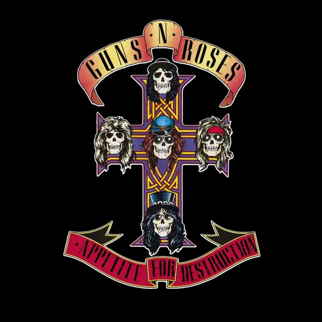 Billy White Jr's design for a GNR tattoo that later ended up as the cover for Appetite For Destruction
