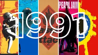 Some of the biggest albums of 1991: Screamadelica, Nevermind, Out of Time, Use Your Illusion I and Ten.