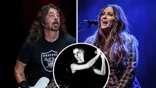 Dave Grohl, Alanis Morissette with Sinead O'Connor inset