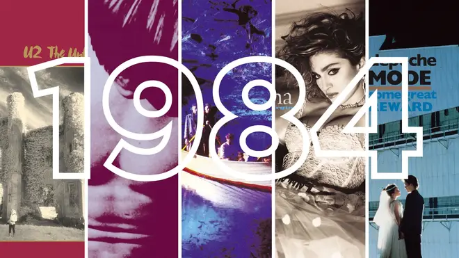 Some of the best albums of 1984: The Unforgettable Fire, The Smiths, Ocean Rain, Like A Virgin and Some Great Reward.