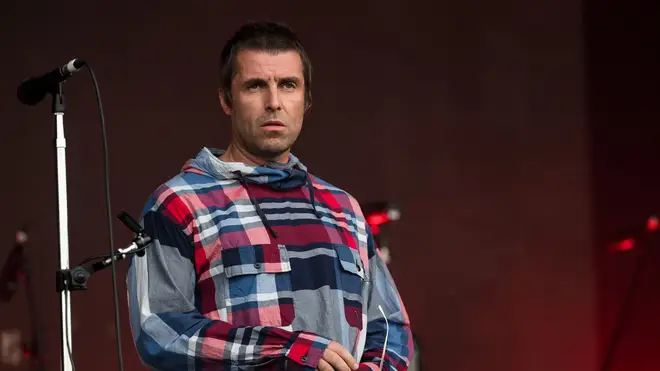 Liam Gallagher on the Pyramid Stage at Glastonbury 2019