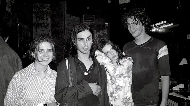 Veruca Salt in May 1995 with Louise Post far left.