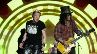 Guns N' Roses Axl Rose and Slash at Glastonbury Festival 2023