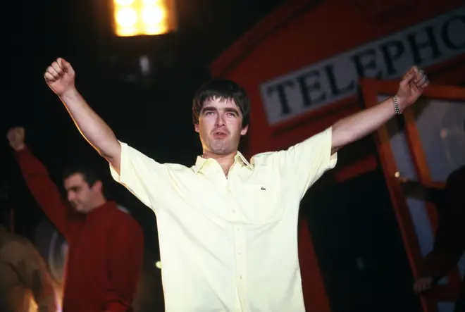 The Be Here Now tour saw Oasis take to the stage via an over-sized phone box, to emulate the cover of the album