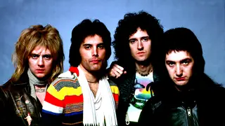 Queen's Roger Taylor, Freddie Mercury, Brian May and John Deacon in 1978