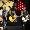 Axl Rose, Slash and Duff McKagan of Guns N'Roses