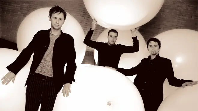 Muse's Dominic Howard, Chris Wolstenholme and Matt Bellamy