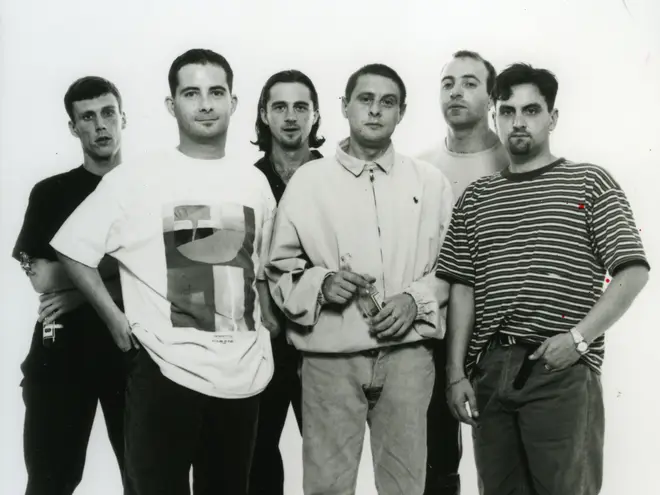 Happy Mondays around the time of their hit Step ON