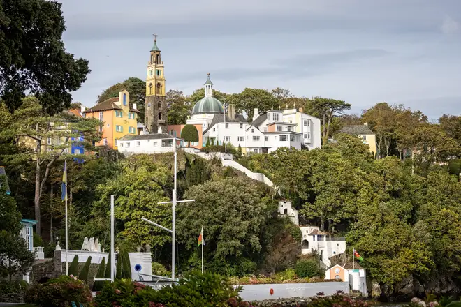 Portmeirion village in North Wales