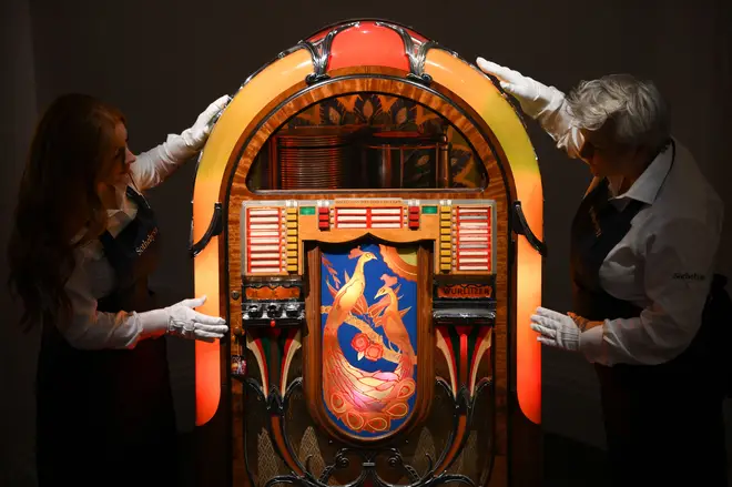 Freddie Mercury's illuminated 1941 Wurlitzer jukebox