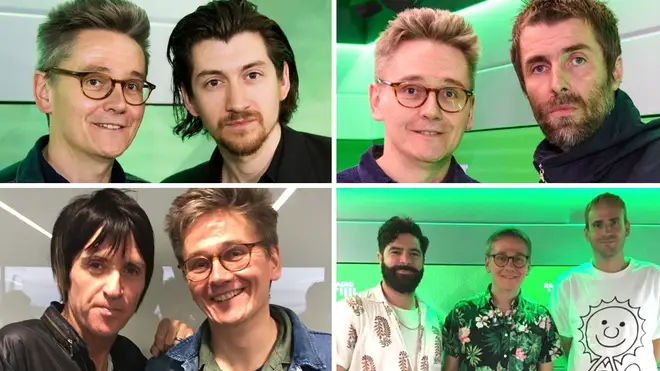 John Kennedy, The Most Trusted Man In Music, with some of his previous guests: Alex Turner of Arctic Monkeys, Liam Gallagher, Johnny Marr and Foals.