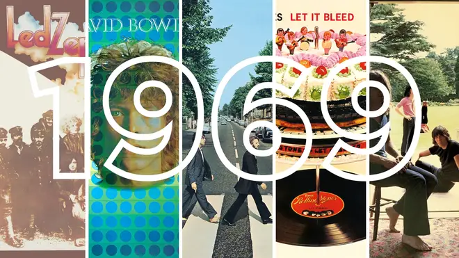 Some of the best albums of 1969 from Led Zeppelin, David Bowie, The Beatles, The Rolling Stones and Pink Floyd.