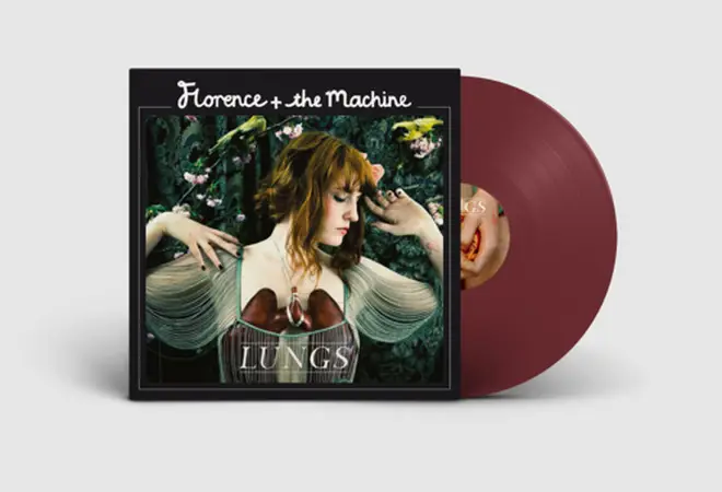 Florence + The Machine - Lungs burgundy vinyl album