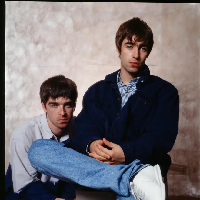 Noel and Liam Gallagher in Japan, September 1994