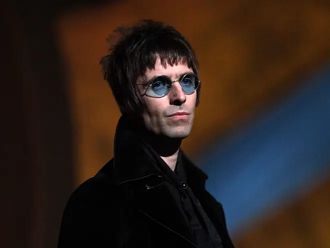 Liam Gallagher at the BRIT Awards 2010