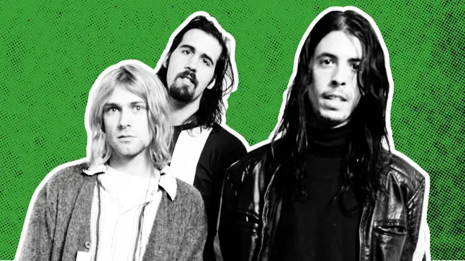 Nirvana in 1992: Kurt Cobain, Krist Novoselic and Dave Grohl.