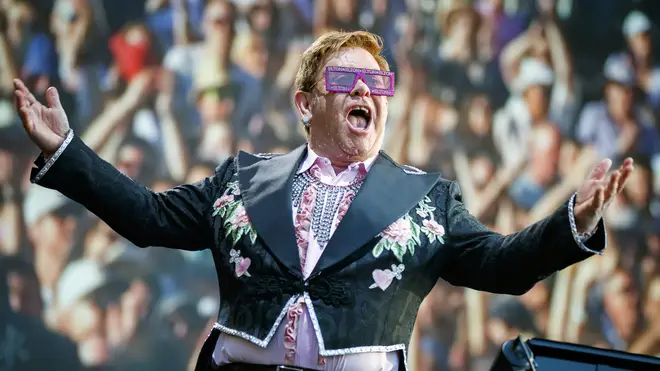 Elton John live in June 2019