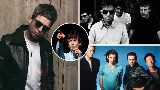 Noel Gallagher and Pulp's Jarvis Cocker, Blur and Suede in the Britpop era