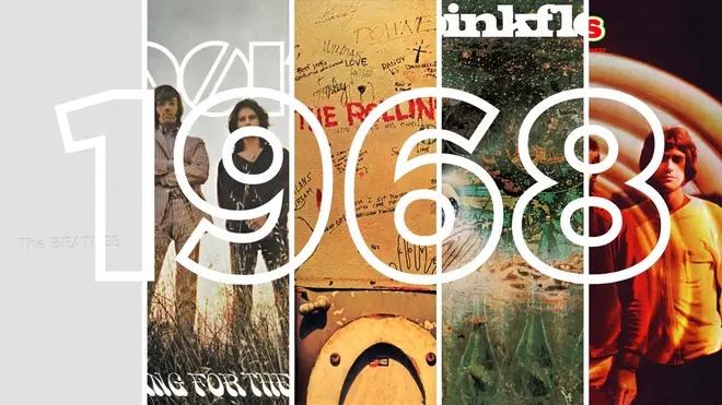 Key albums from the year of 1968: The Beatles&squot; "White Album", Waiting For The Sun by The Doors, Beggars Banquet by The Rolling Stones, A Saucerful Of Secrets by Pink Floyd and The Kinks Are The Village Green Preservation Society.