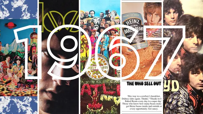 Some of the greatest albums from the stellar year of '67: The Rolling Stones, The Doors, The Beatles, The Who and Pink Floyd.