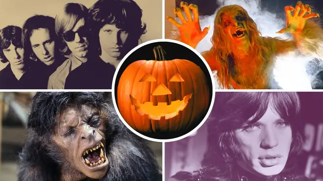 Scary songs for your perfect Halloween playlist: The Doors get strange; Ozzy Osbourne barks at the moon; John Naughton feels a bad moon rising in An American Werewolf In London and Mick Jagger gets Satanic.
