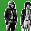 Led Zeppelin, announcing their 1979 Knebworth show: John Paul Jones, Robert Plant, Jimmy Page and John Bonham