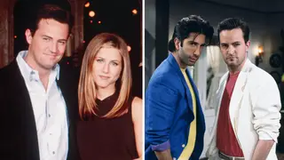 Jennifer Aniston and David Schwimmer have paid tribute to their late Friends co-star Matthew Perry
