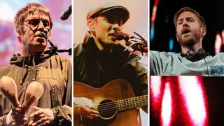 TRNSMT 2024's headliners - Liam Gallagher, Gerry Cinnamon and Calvin Harris.