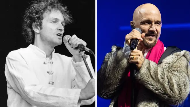 Tim Booth of James in 1993... and 30 years later at South Facing Festival 2023