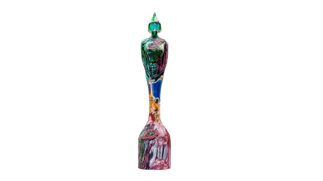 The BRIT Awards 2024 with Mastercard trophy was designed by Rachel Jones