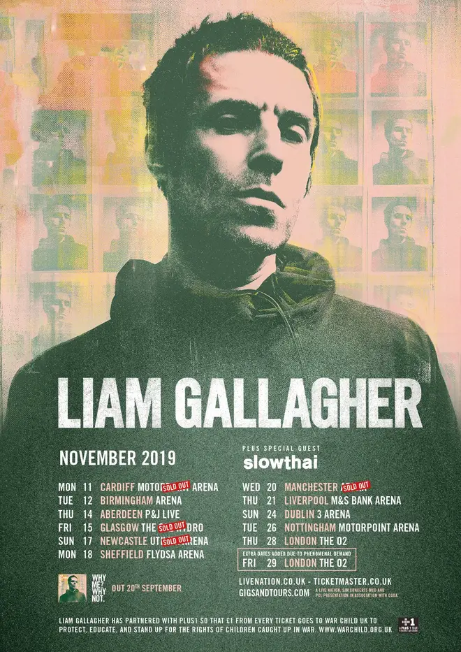 Liam Gallagher 2019 tour dates