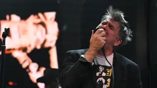 James Murphy of LCD Soundsystem performing in November 2022.