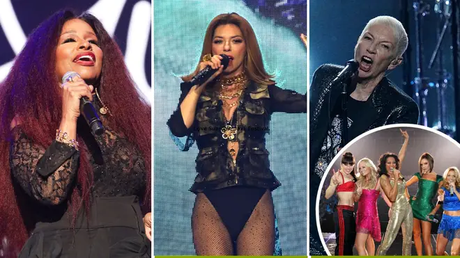 In the frame for the Glastonbury legends slot? Chaka Khan, Shania Twain, Annie Lennox and The Spice Girls