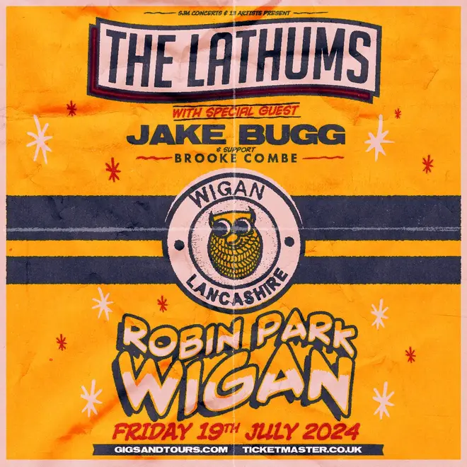 The Lathums at Robin Park poster