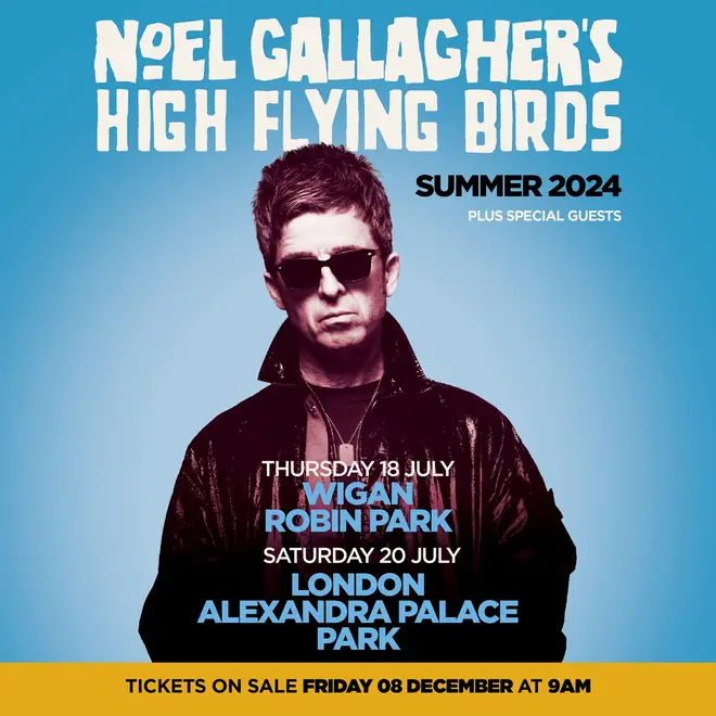 Noel Gallagher's High Flying Birds UK tour dates 2024