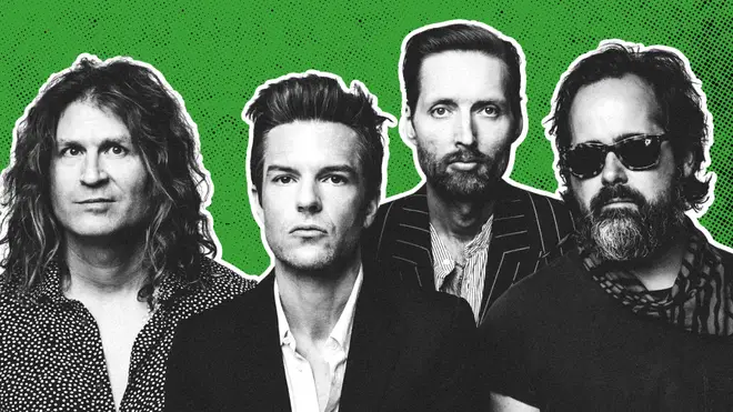 The Killers in 2023: Dave Keuning, Brandon Flowers, Mark Stoermer and Ronnie Vannucci Jr.