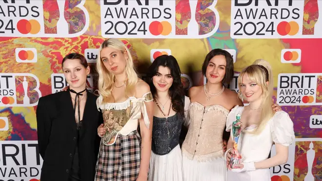 The Last Dinner Party are Rising Stars at The BRIT Awards 2024 with Mastercard 
