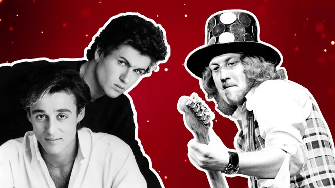 Wham! and Noddy Holder of Slade: Christmas favourites